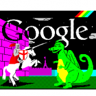 google doodle for Spectrum and St George's day