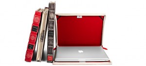 Macbook case shaped like a book - seen open