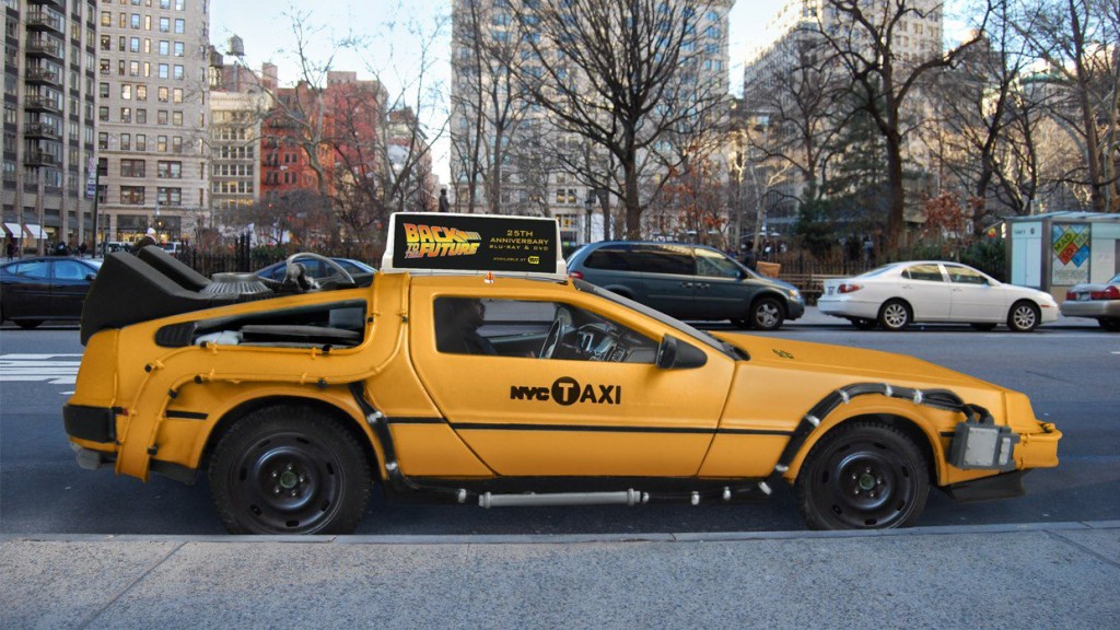 Delorean taxi NYC