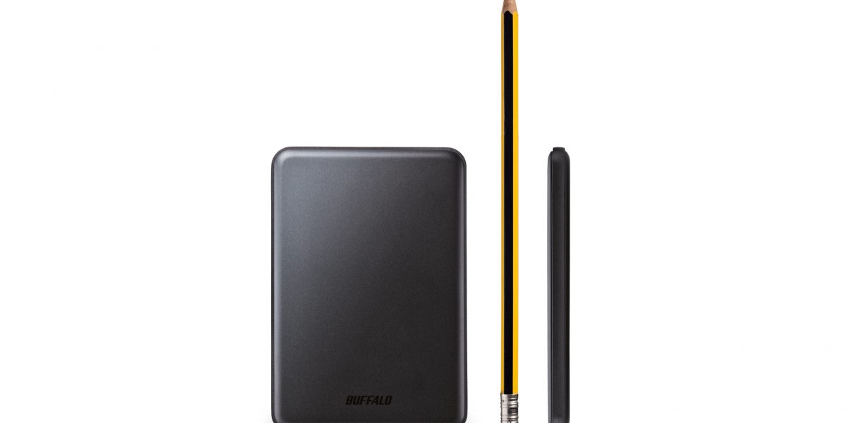 The ultraslim and light ministation slim compared to a pencil