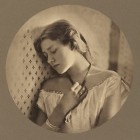 [Ellen Terry at Age Sixteen]; Julia Margaret Cameron, British, born India, 1815 - 1879; Freshwater, England, Europe; negative 1864; print about 1875; Carbon print; Image: 24.3 x 24.3 cm (9 9/16 x 9 9/16 in.), Mount: 32.1 x 32.1 cm (12 5/8 x 12 5/8 in.); 86.XM.636.1