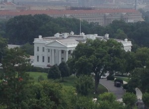 The White House seen from ICANN's HQ in Washington DC
