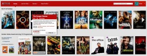 Adding films and shows to "my list" on Netflix