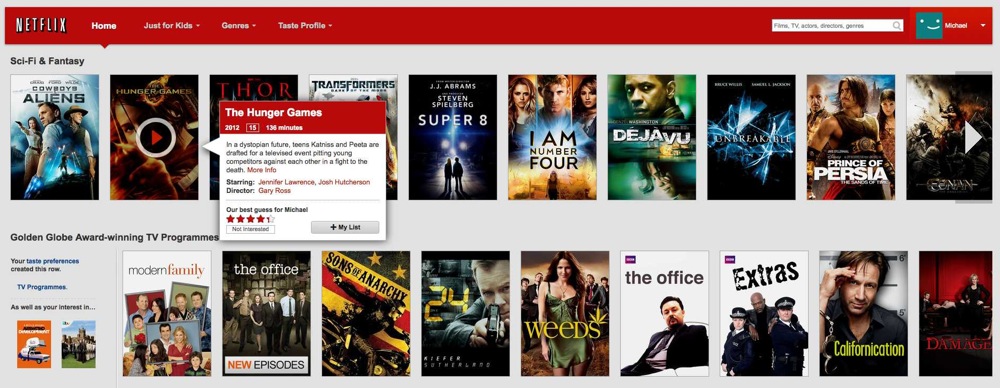 Netflix Adds Wishlist Feature