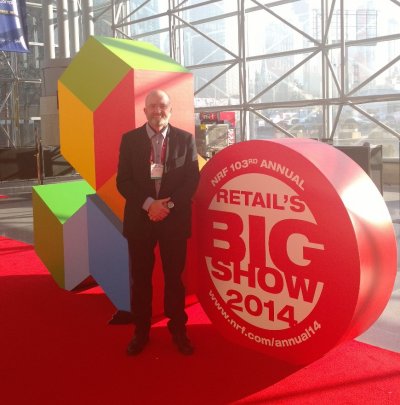 Chris Byrne, CEO Sensorpro, at NRF in New York