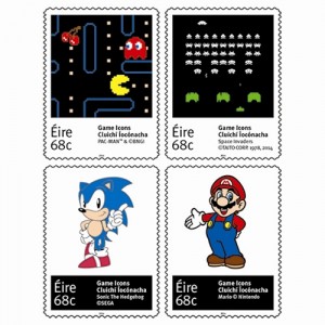 Game Icons commemorative stamps from An Post