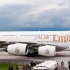 An Airbus A380 in service with Emirates