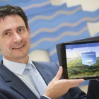 Digital and Innovation Director at Bank of Ireland, Garvan Callan is pictured with the Tablet Banking App