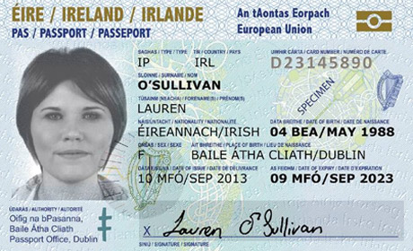 passport card number