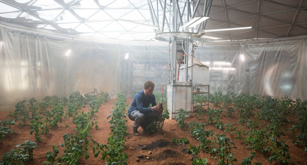 Matt Damon as Mark Watney in the film The Martian. Picture Credit: 20th Century Fox