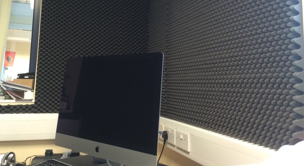 Acoustic treatment in Michele Neylon's office