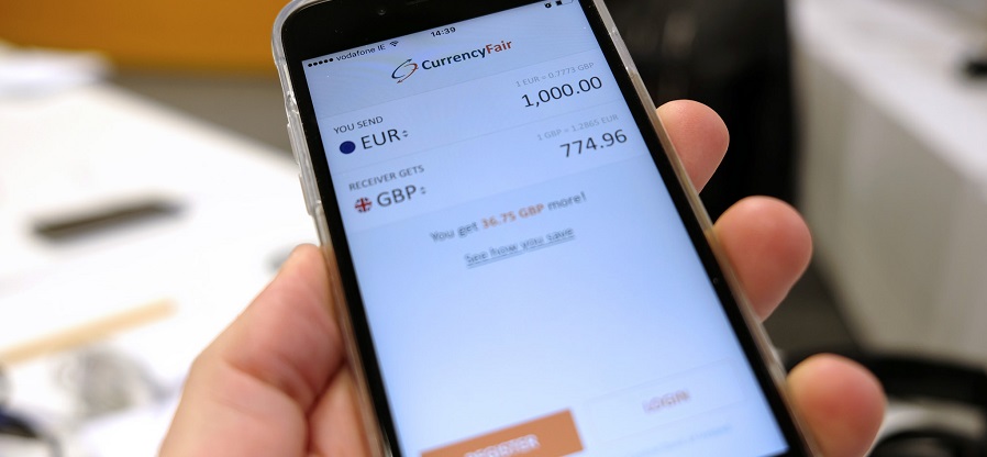 CurrencyFair's iOS app