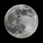 A full moon rises over west London. The first full moon - the Wolf moon according to native north Americans - of 2022. Picture date: Monday January 17, 2022.