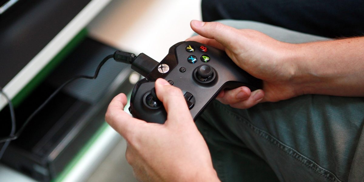 A general view of the Xbox One, at the Violin Factory in south London, ahead of the console's release in November.
